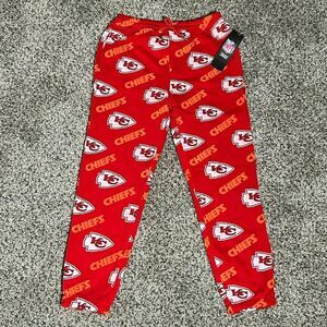 Boy Youth Medium 10/12 Sweatpants NFL Team Apparel Kansas City Chiefs RED NWT H9